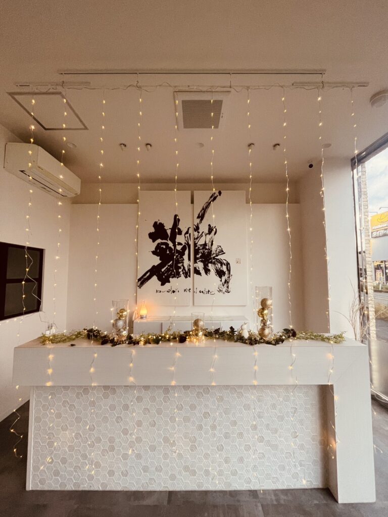 こうのとりリフォームのショールーム、冬ディスプレイ公開中