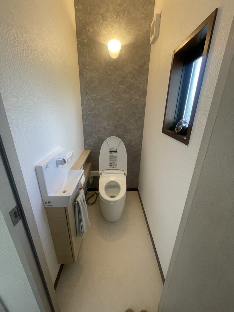 完工後のトイレ空間