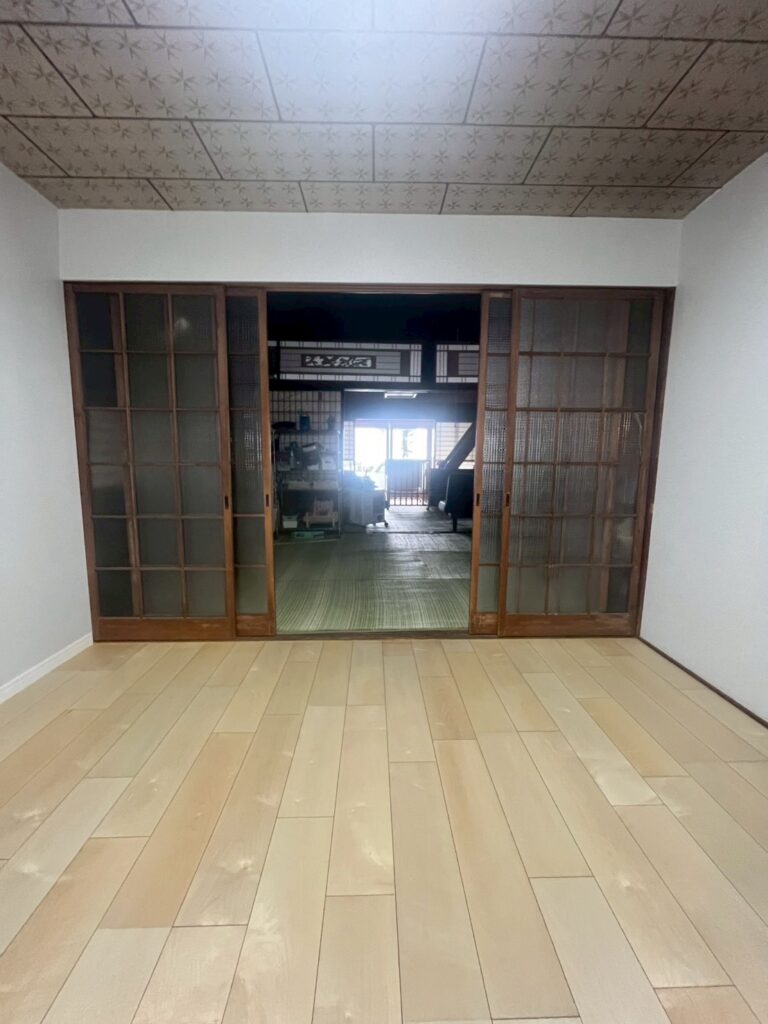 リフォーム後のリビング全景